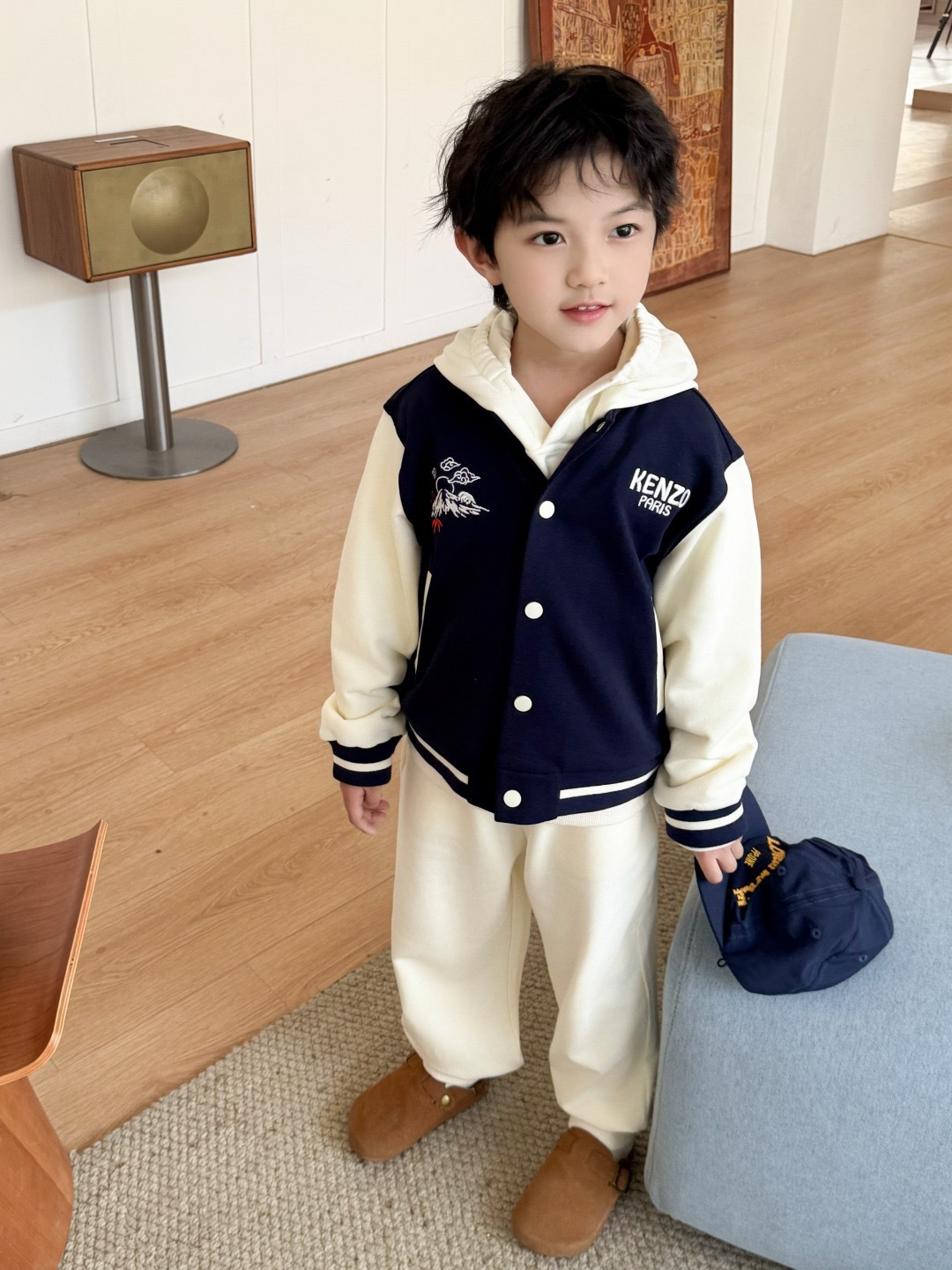 K겐 F/W 바시티 점퍼 + 팬츠 세트 110~160